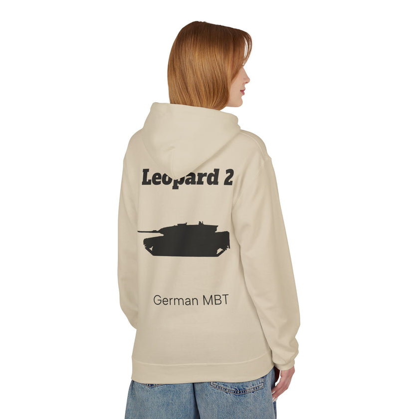 Leopard 2 German MBT Hoodie - BackPrint