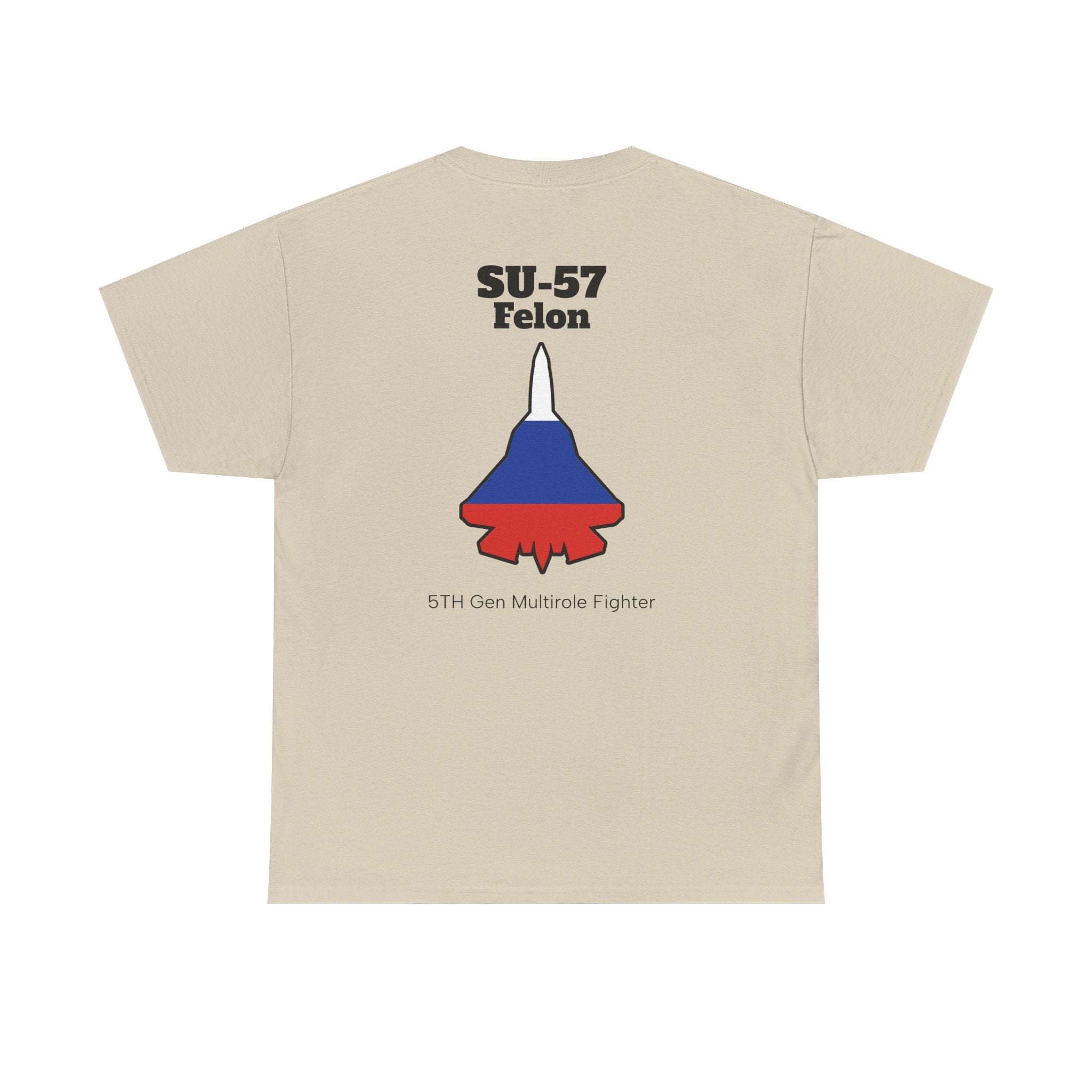 SU-57 Felon T-Shirt backprint