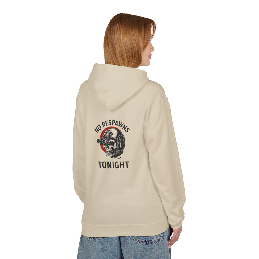 No Respawns Tonight Hoodie back print