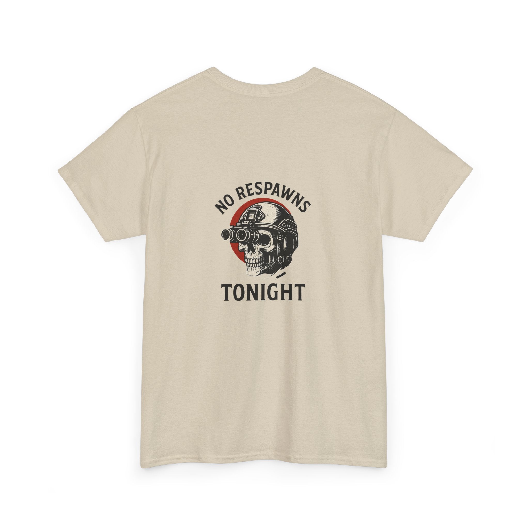 No Respawns Tonight Halloween T-Shirt back print