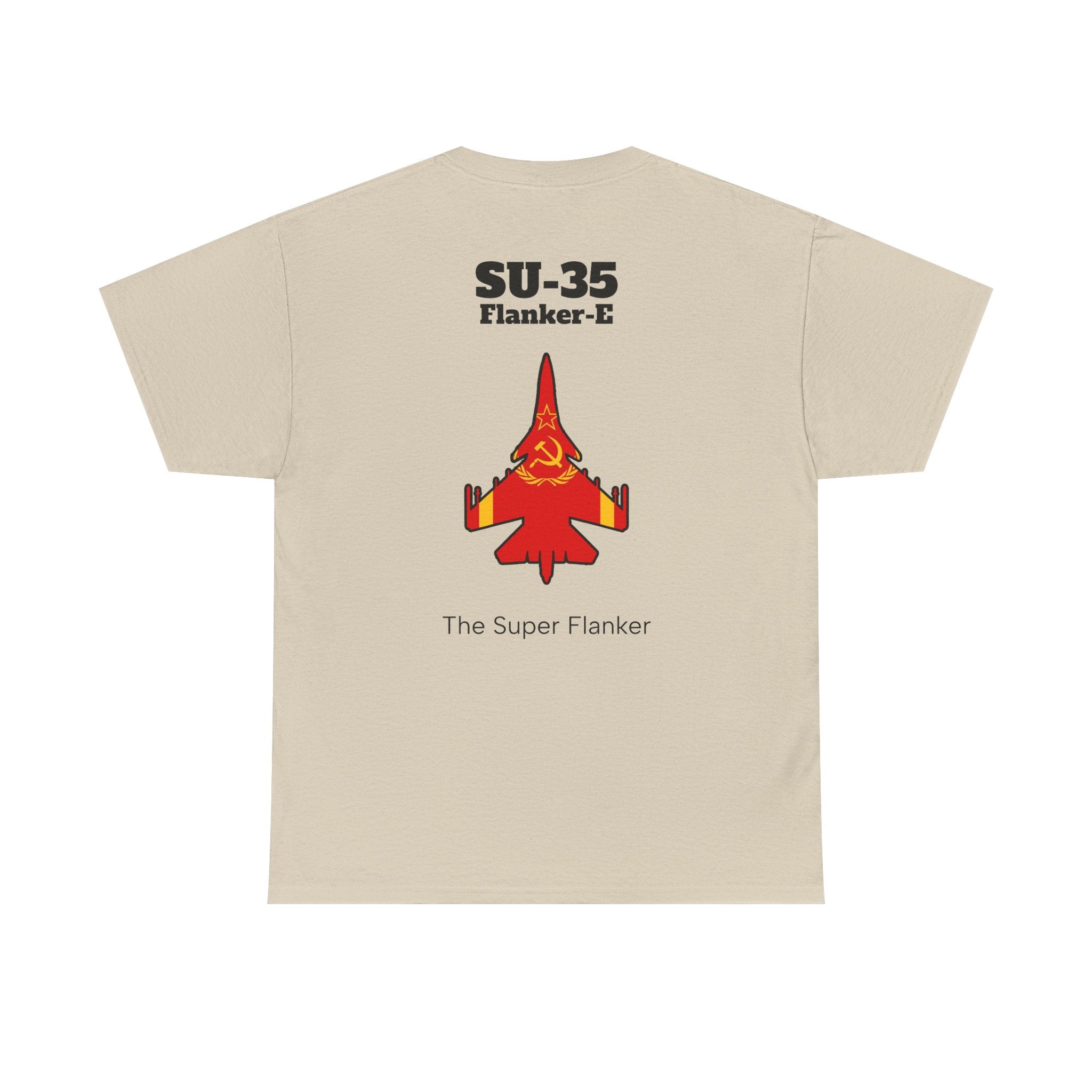 SU-35 Flanker-E T-Shirt back print