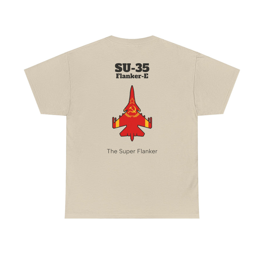 SU-35 Flanker-E T-Shirt back print