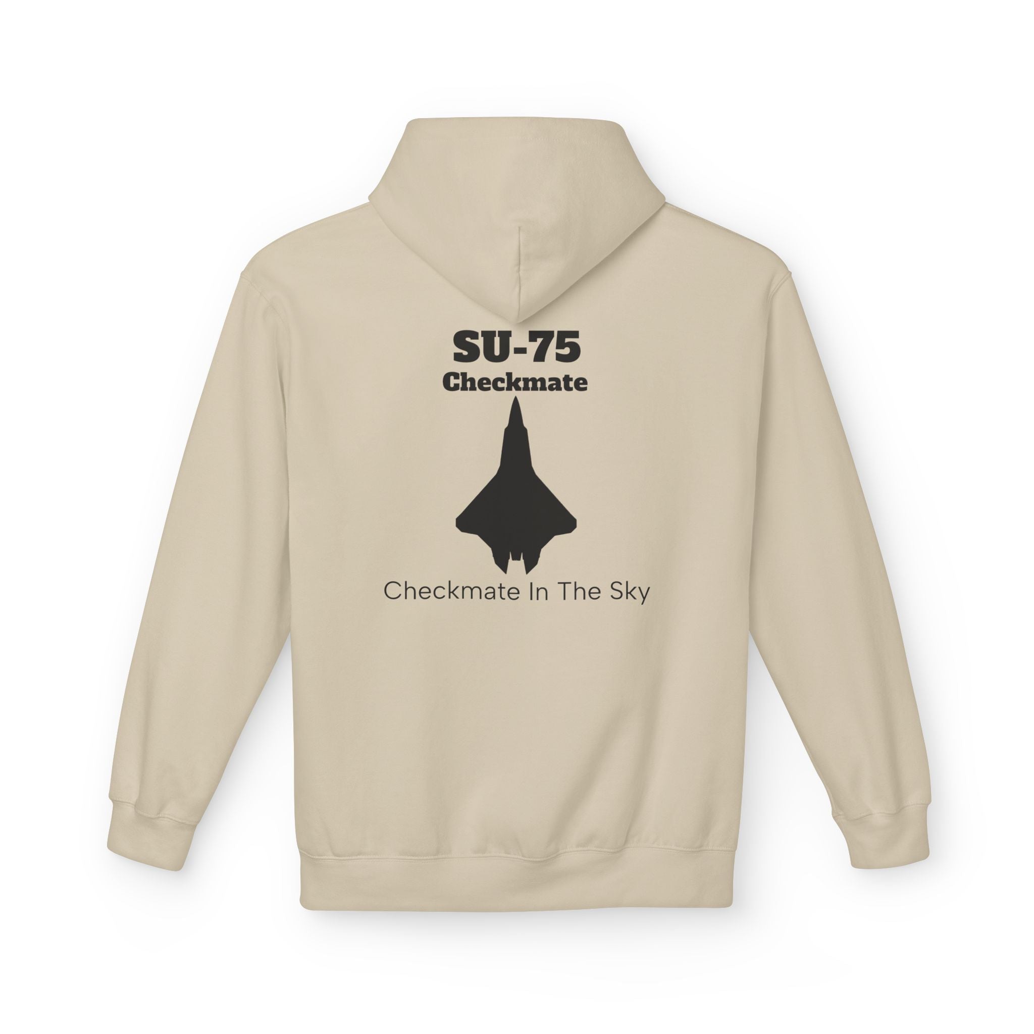 SU-75 Checkmate Fleece Hoodie - BackPrint