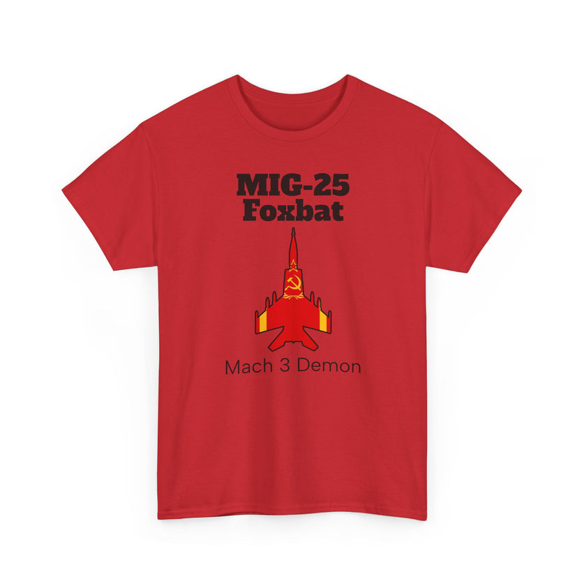 MIG-25 Foxbat T-Shirt front print