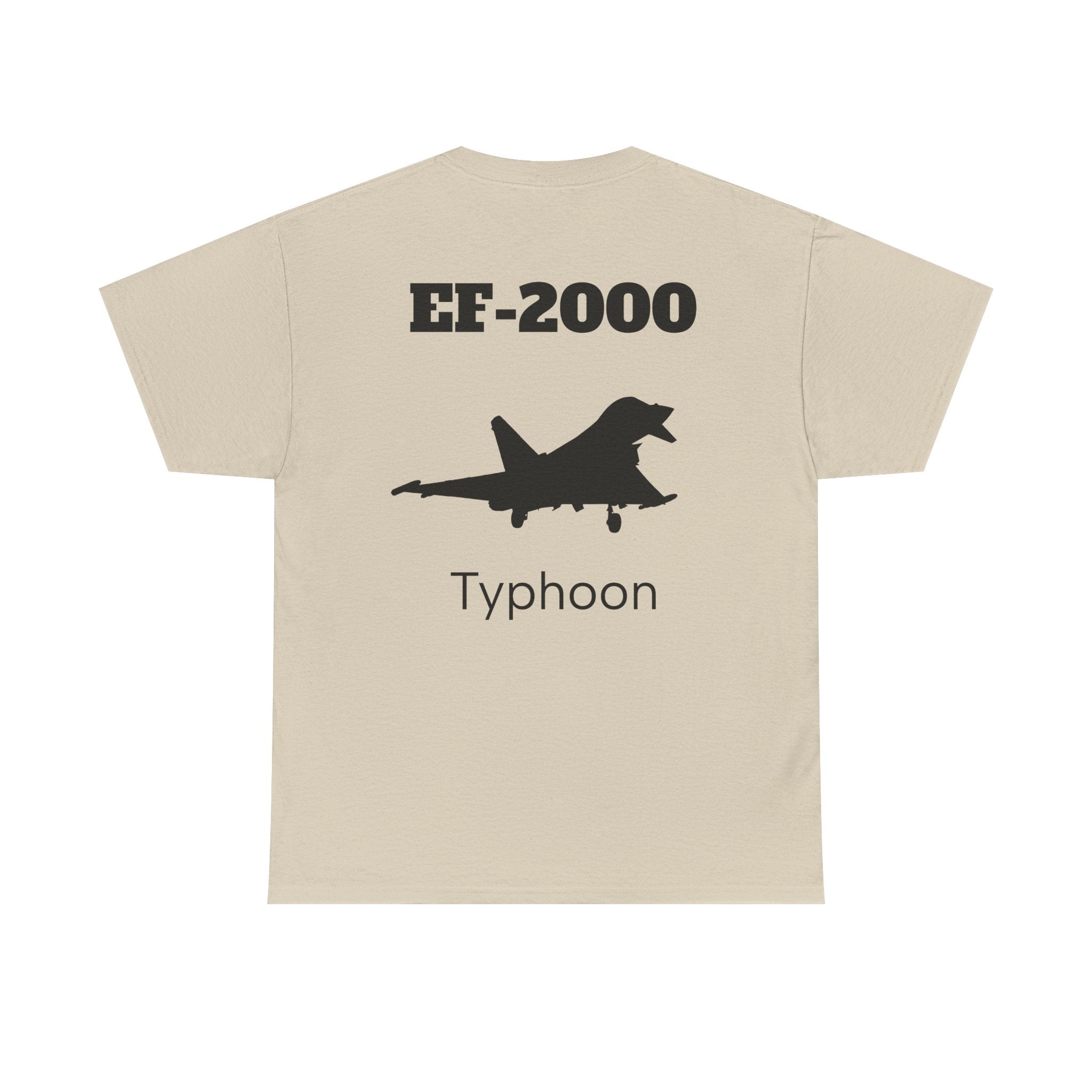 EF-2000 Typhoon Unisex Heavy Cotton Tee - Aviation Enthusiast Shirt