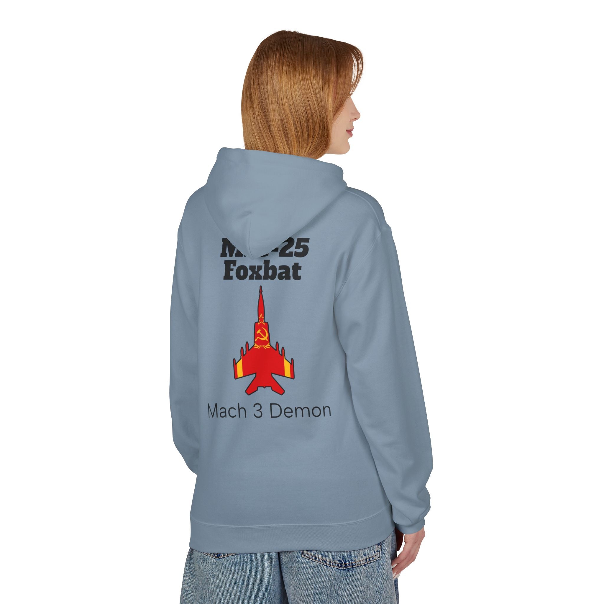 MiG-25 Foxbat Hoodie back print