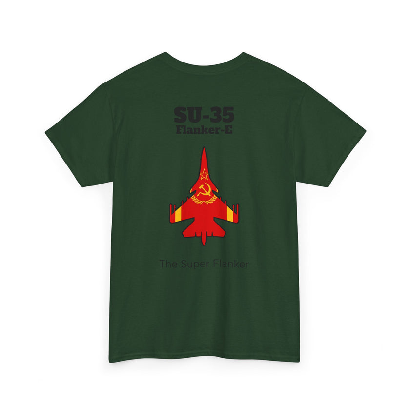 SU-35 Flanker-E T-Shirt back print