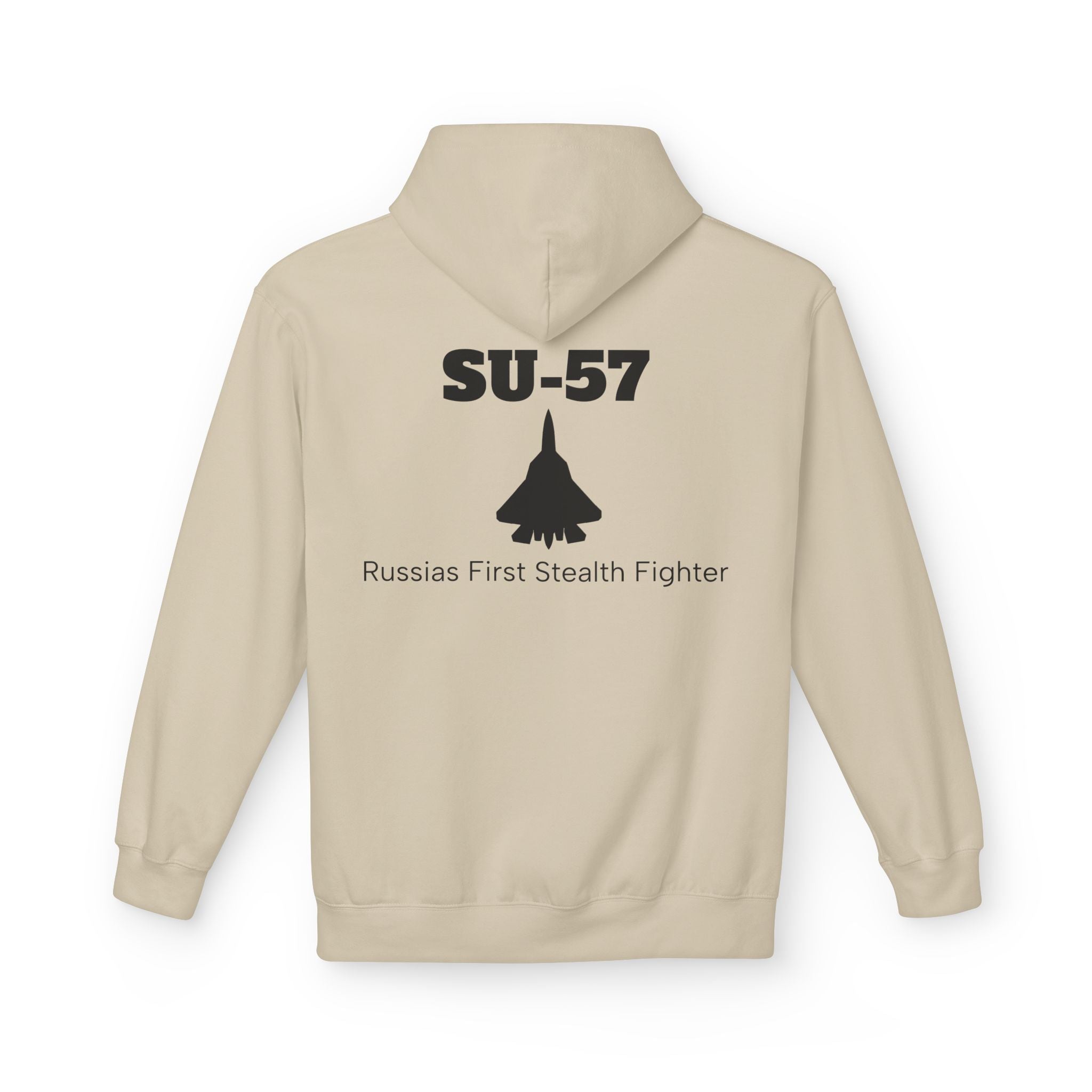 SU-57 Stealth Fighter Hoodie - BackPrint