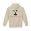 SU-57 Stealth Fighter Hoodie - BackPrint