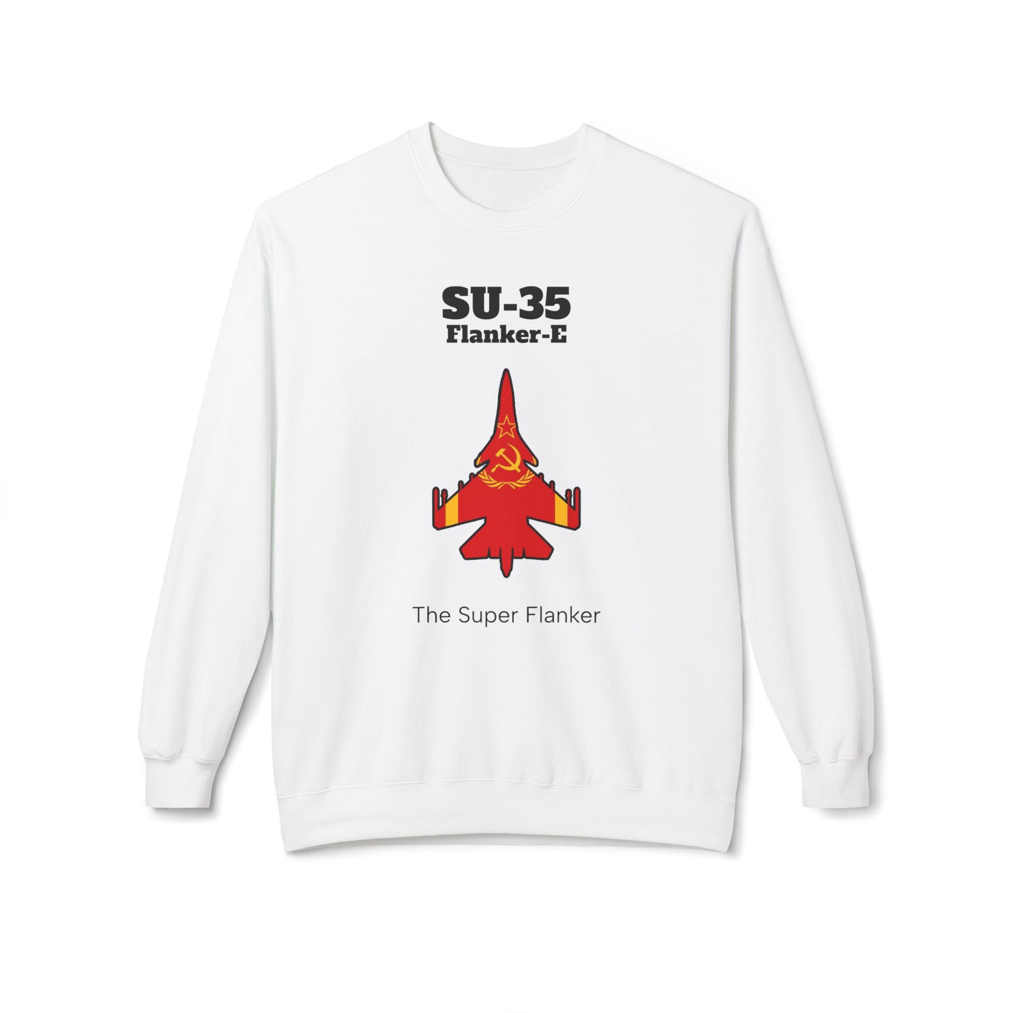 SU-35 Flanker-E Sweatshirt front print