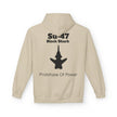 Su-47 Black Shark Hoodie - Prototype Of Power - BackPrint