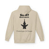 Su-47 Black Shark Hoodie - Prototype Of Power - BackPrint