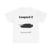 Leopard 2 German MBT T-Shirt  - FrontPrint