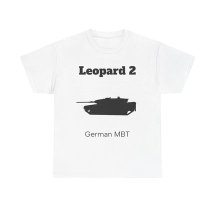 Leopard 2 German MBT T-Shirt  - FrontPrint