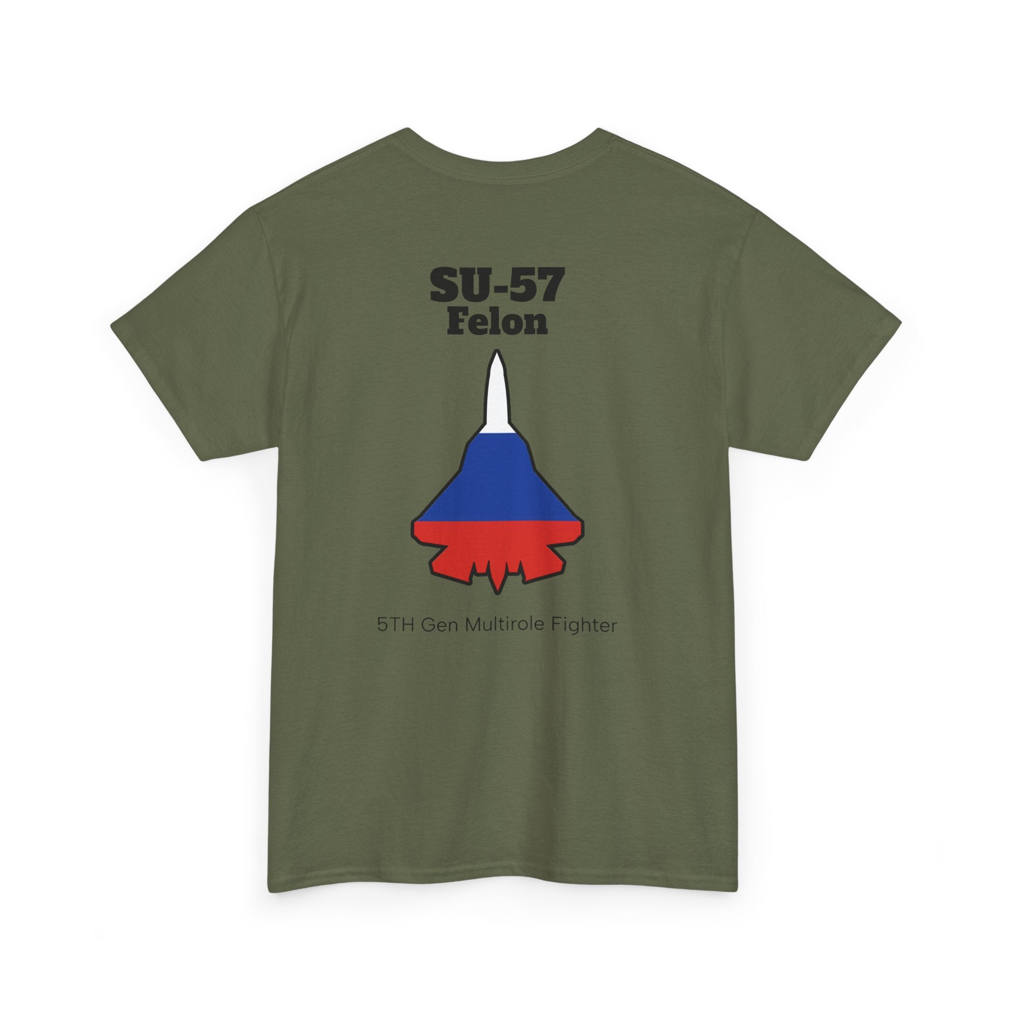SU-57 Felon T-Shirt backprint
