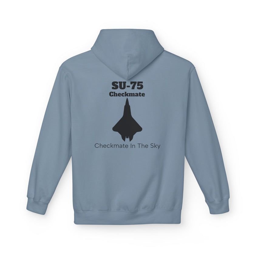 SU-75 Checkmate Fleece Hoodie - BackPrint