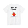 MIG-25 Foxbat T-Shirt back print