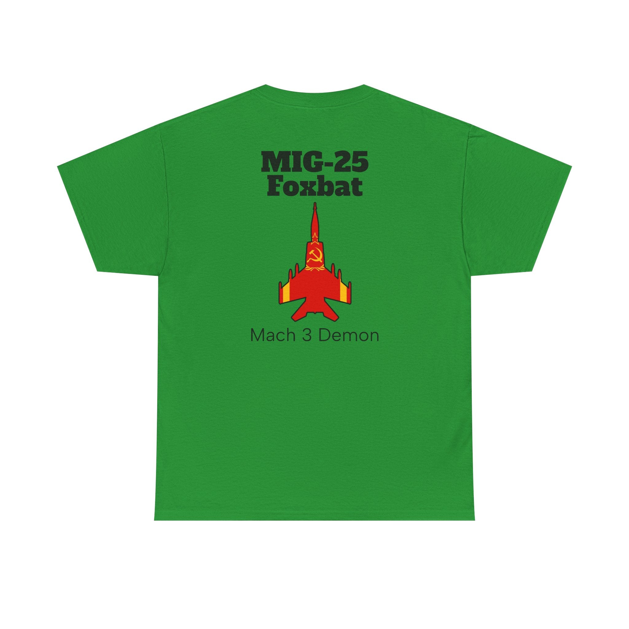 MIG-25 Foxbat T-Shirt back print