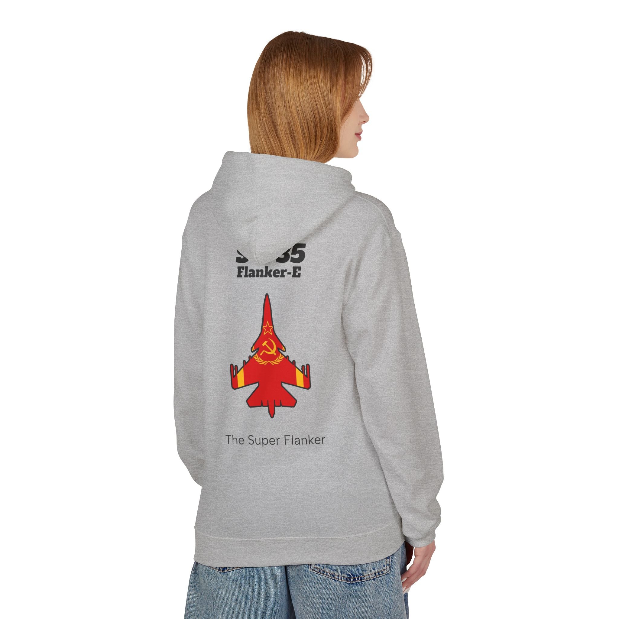 Soviet Fighter Jet Hoodie - Cozy Fleece Sweatshirt with Aviation Design, Great for Aviation Lovers, Gift for Pilots, Casual Wear, [...]