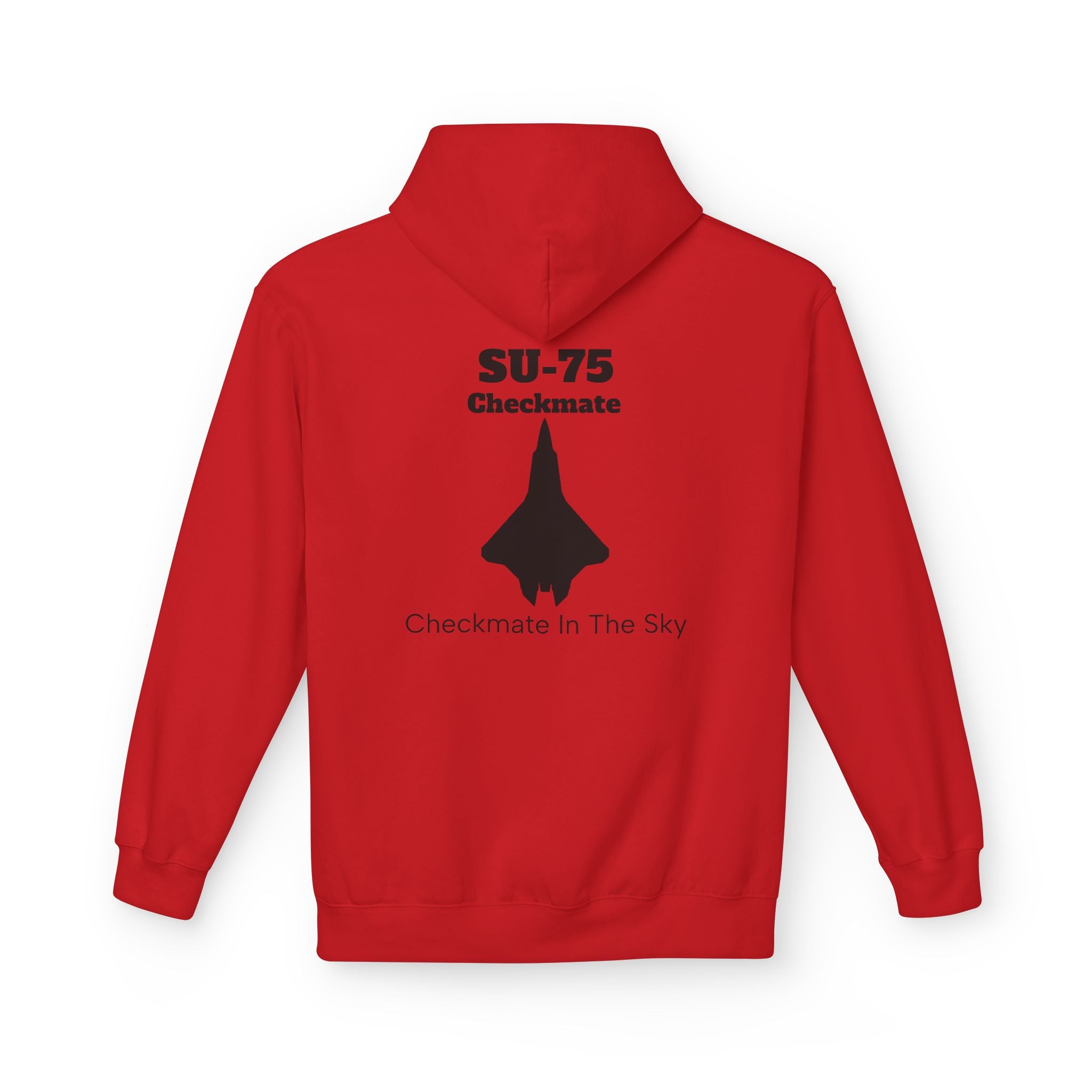 SU-75 Checkmate Fleece Hoodie - BackPrint