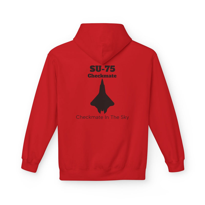 SU-75 Checkmate Fleece Hoodie - BackPrint