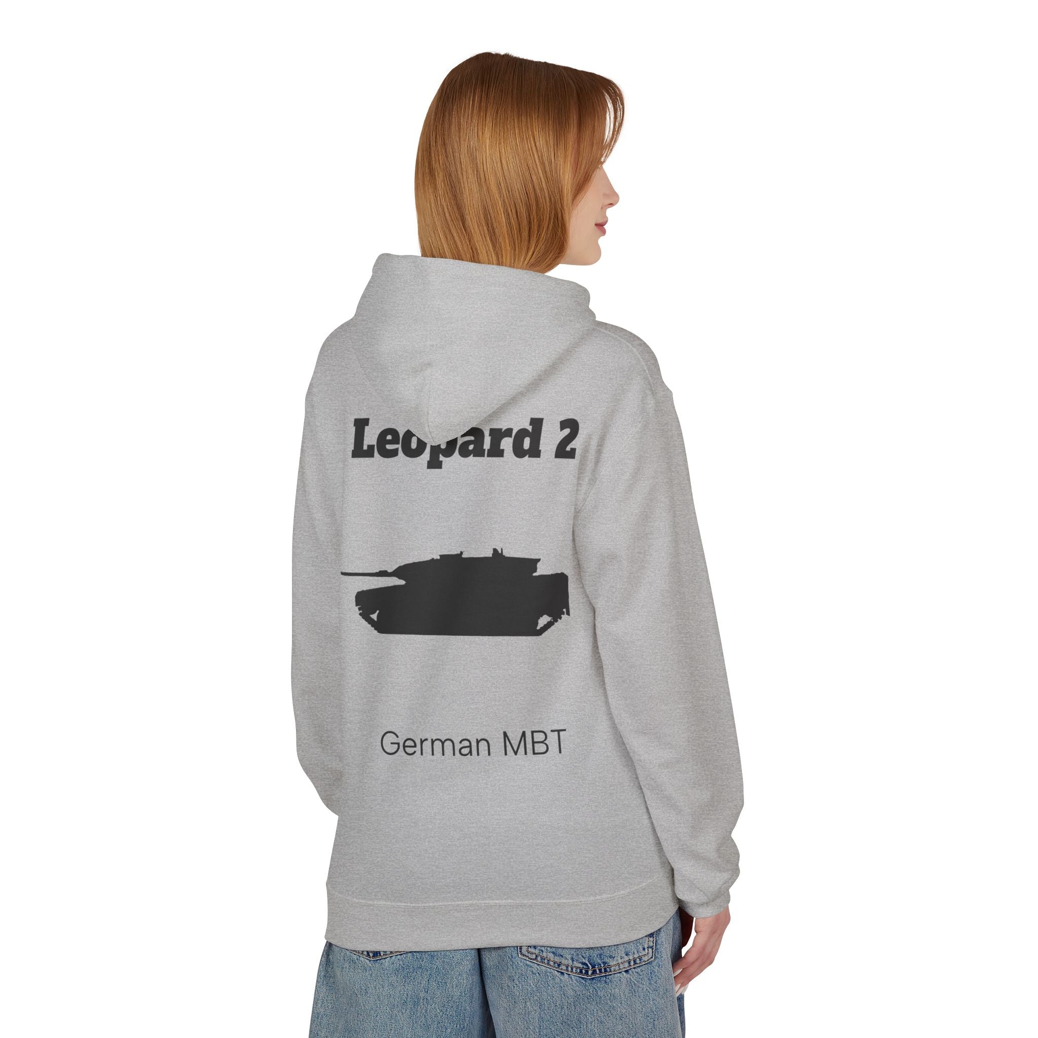 Leopard 2 German MBT Hoodie - BackPrint