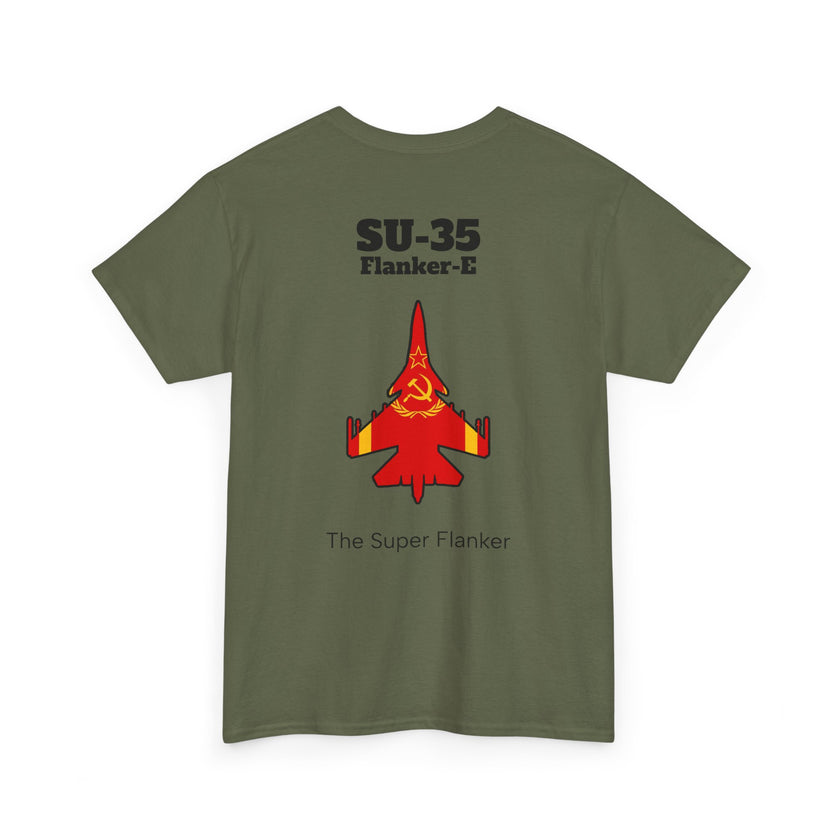 SU-35 Flanker-E T-Shirt back print