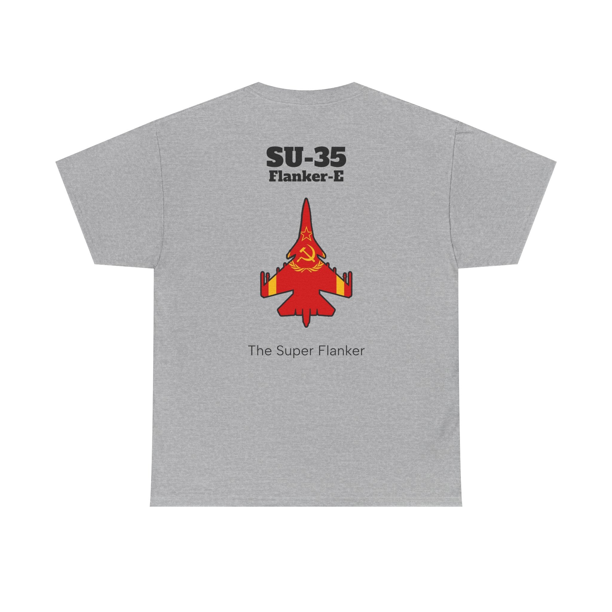 SU-35 Flanker-E T-Shirt back print