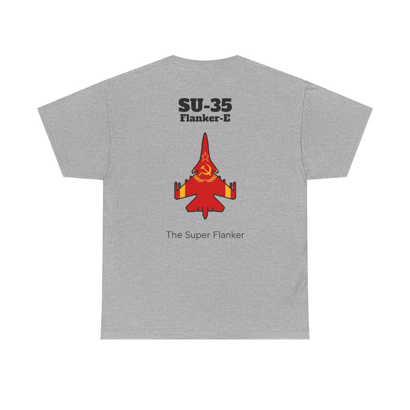 SU-35 Flanker-E T-Shirt back print