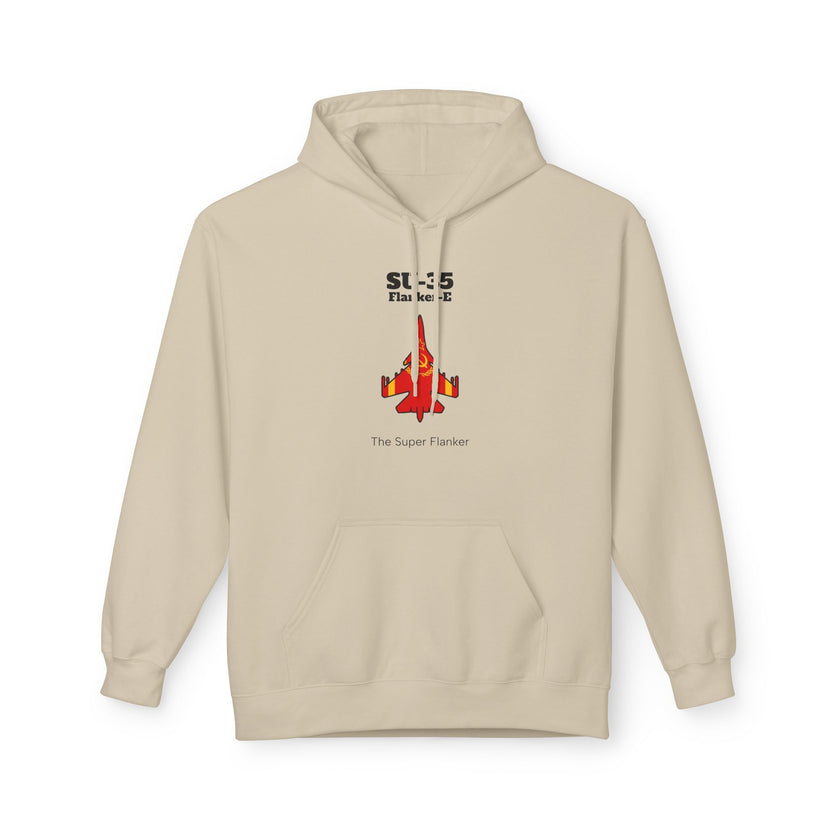 SU-35 Flanker-E Hoodie front print