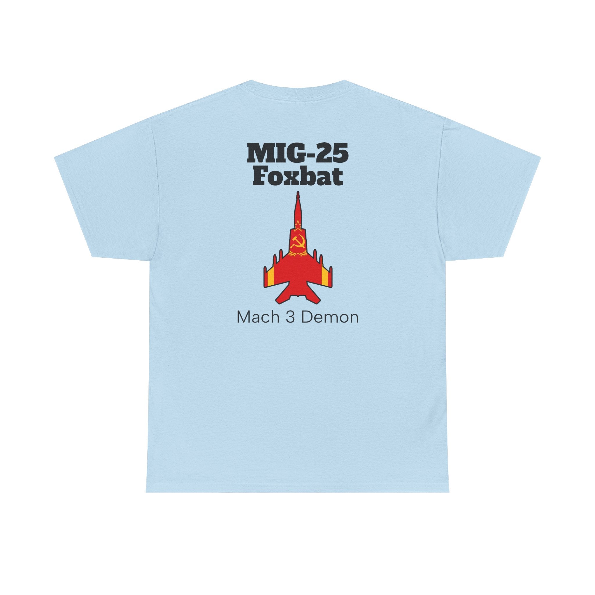 MIG-25 Foxbat T-Shirt back print