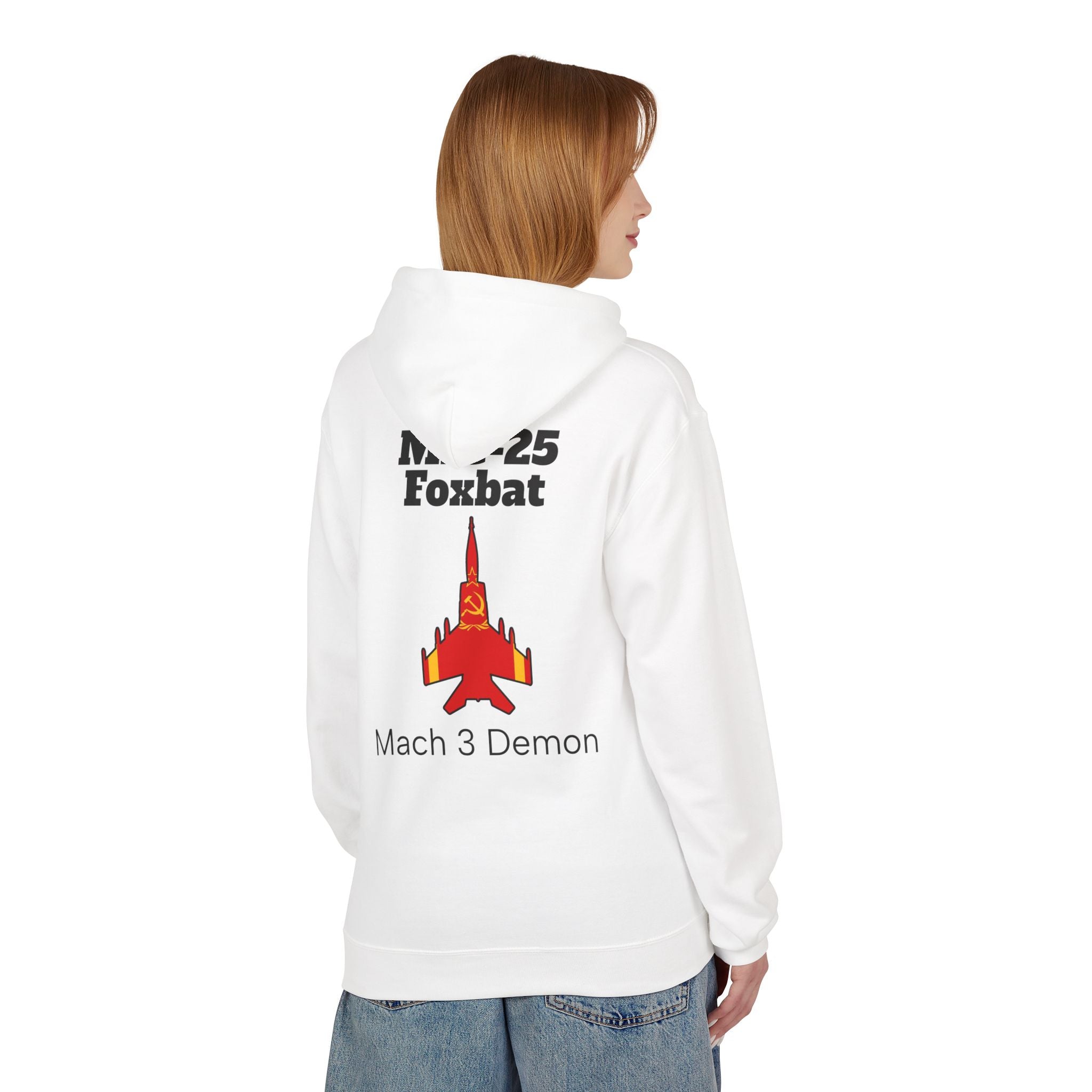 MiG-25 Foxbat Hoodie back print