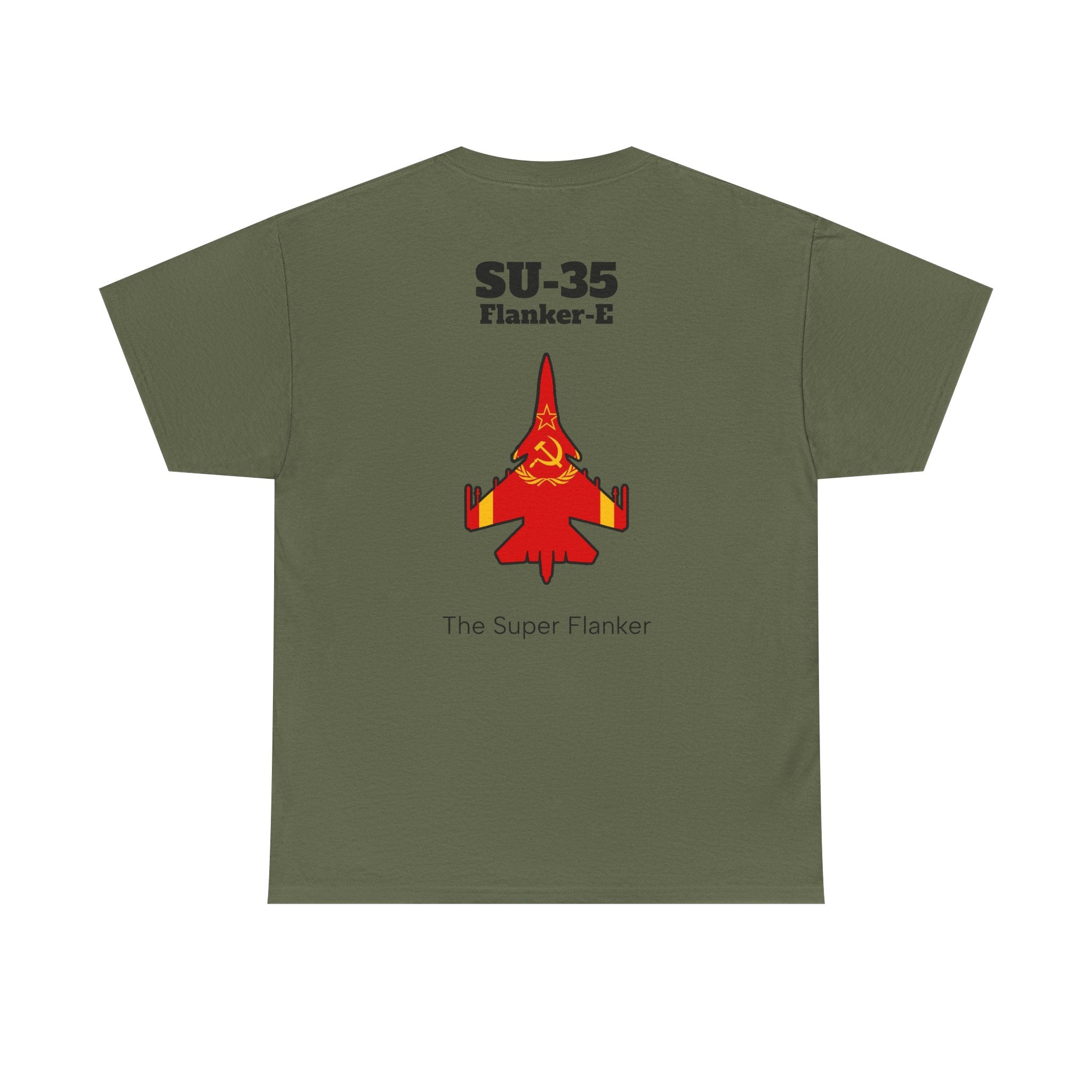 SU-35 Flanker-E T-Shirt back print