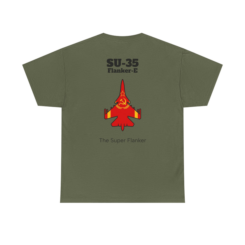 SU-35 Flanker-E T-Shirt back print