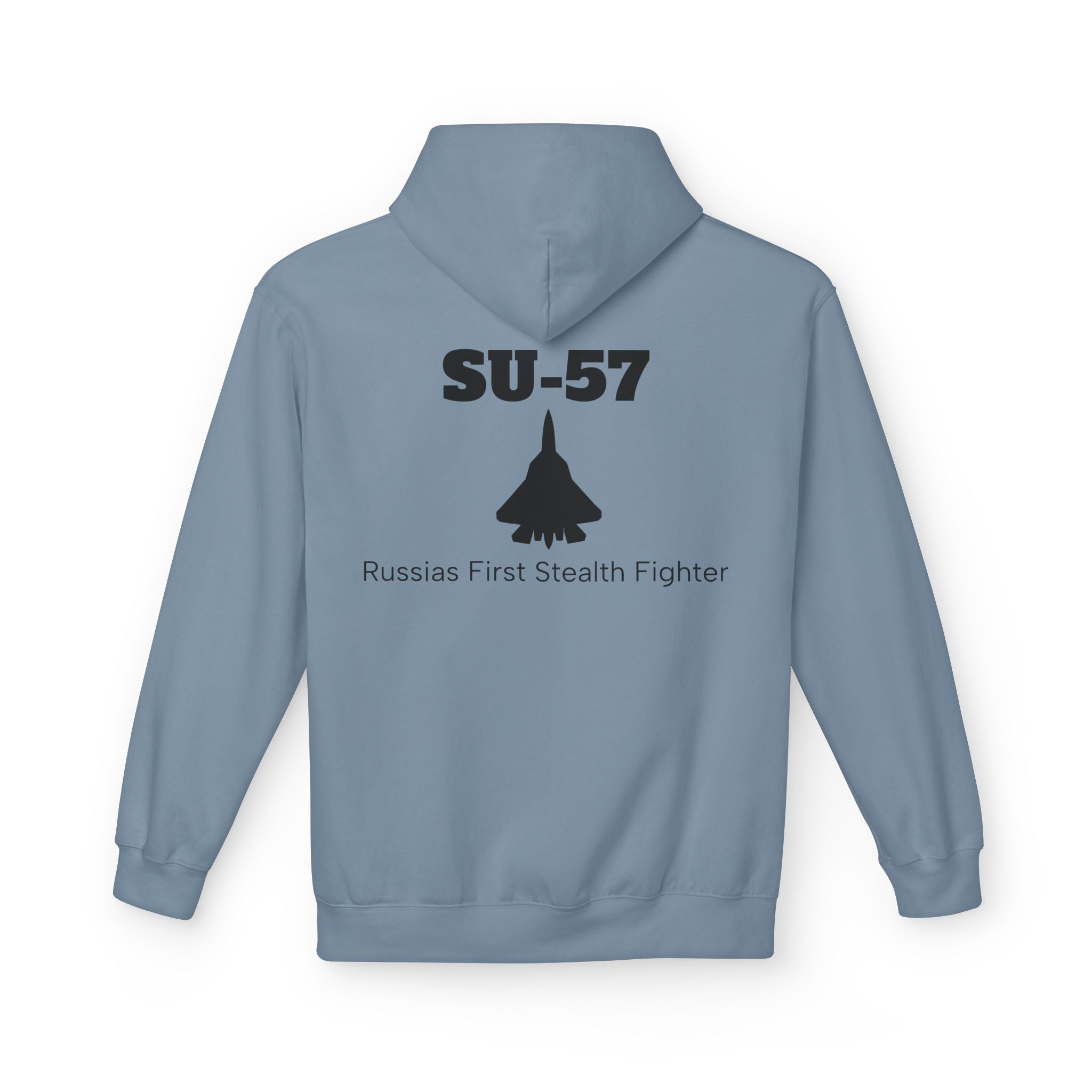 SU-57 Stealth Fighter Hoodie - BackPrint