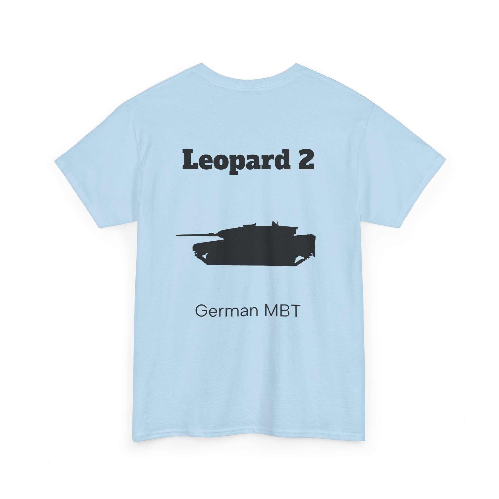 Leopard 2 Tank Unisex Heavy Cotton Tee - BackPrint