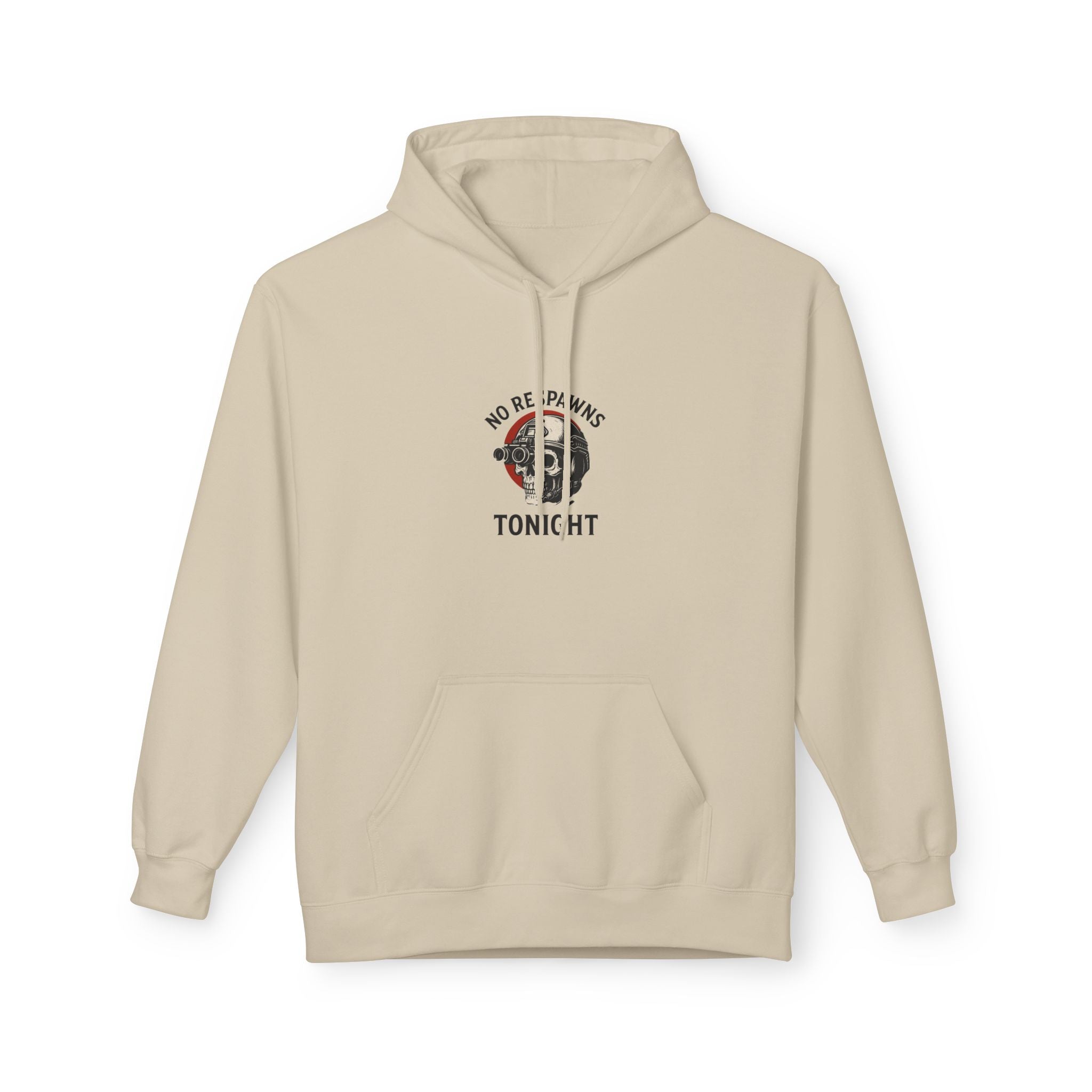 No Respawns Tonight Hoodie front print