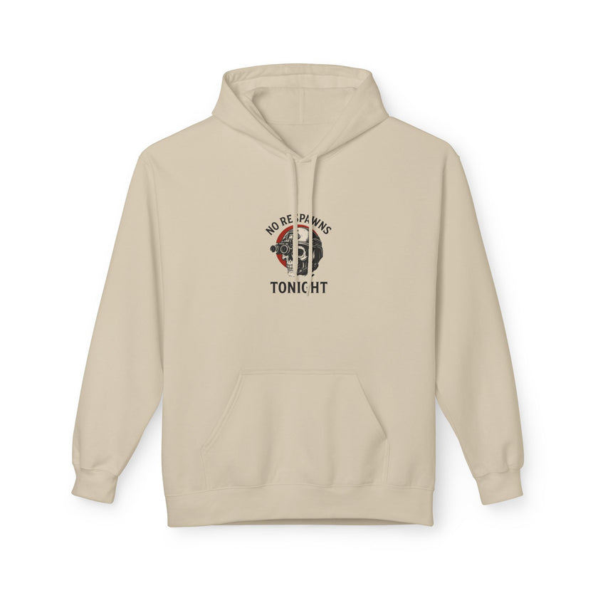 No Respawns Tonight Hoodie front print