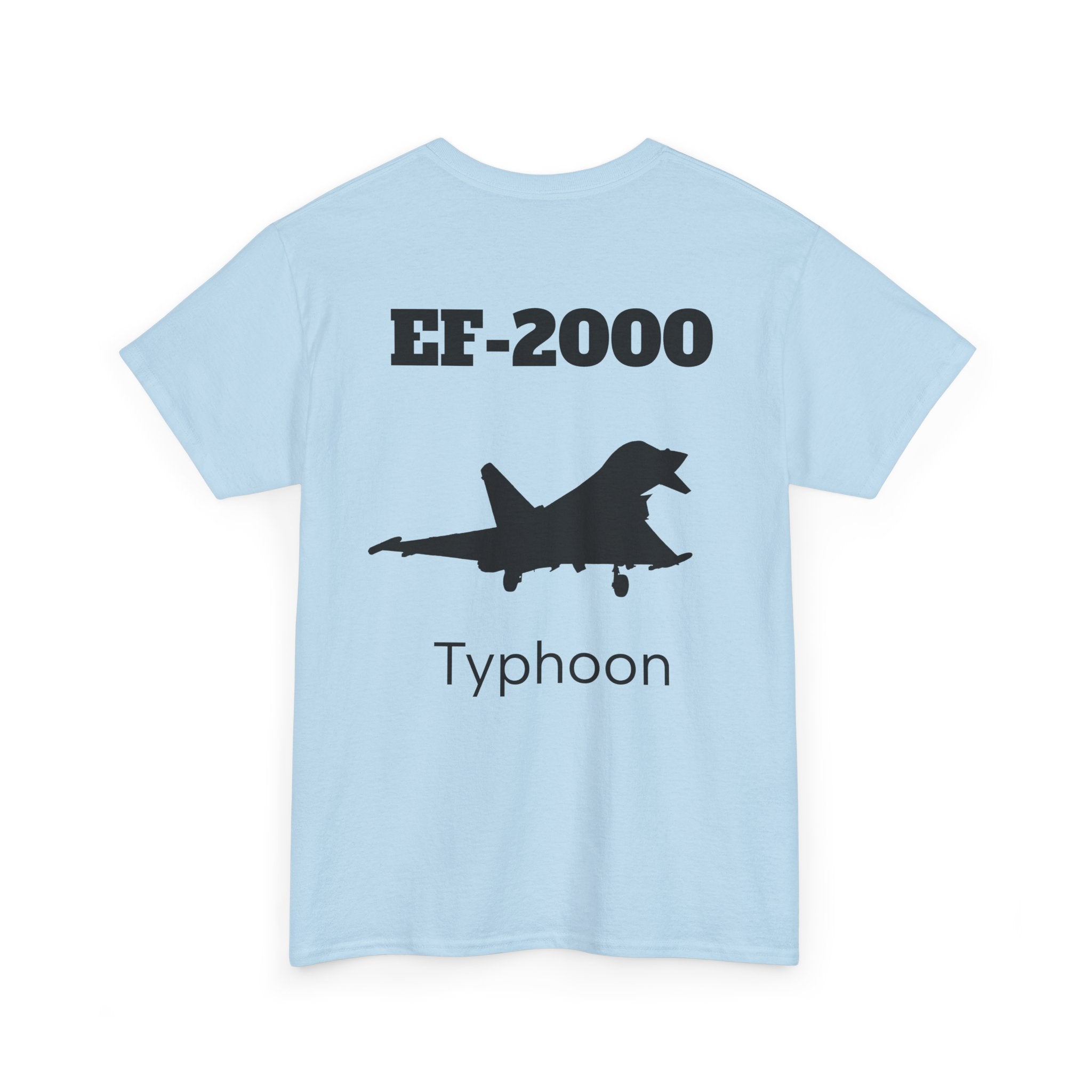 EF-2000 Typhoon Unisex Heavy Cotton Tee - Aviation Enthusiast Shirt