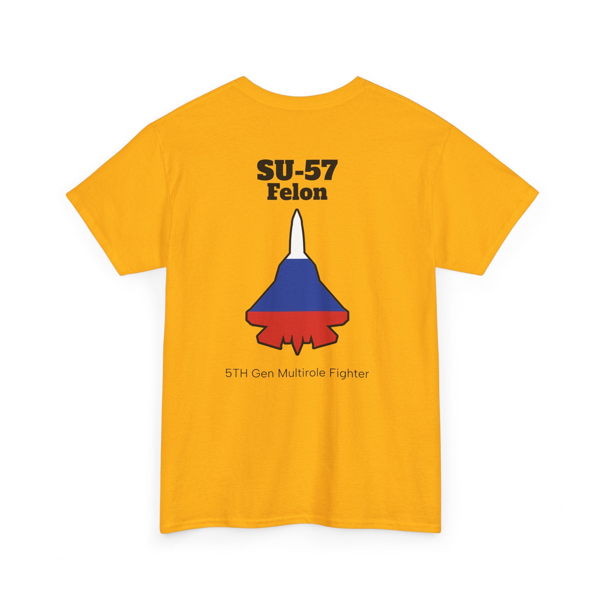 SU-57 Felon T-Shirt backprint