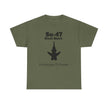 Su-47 Black Shark Aviation Tee - Prototype of Power - FrontPrint