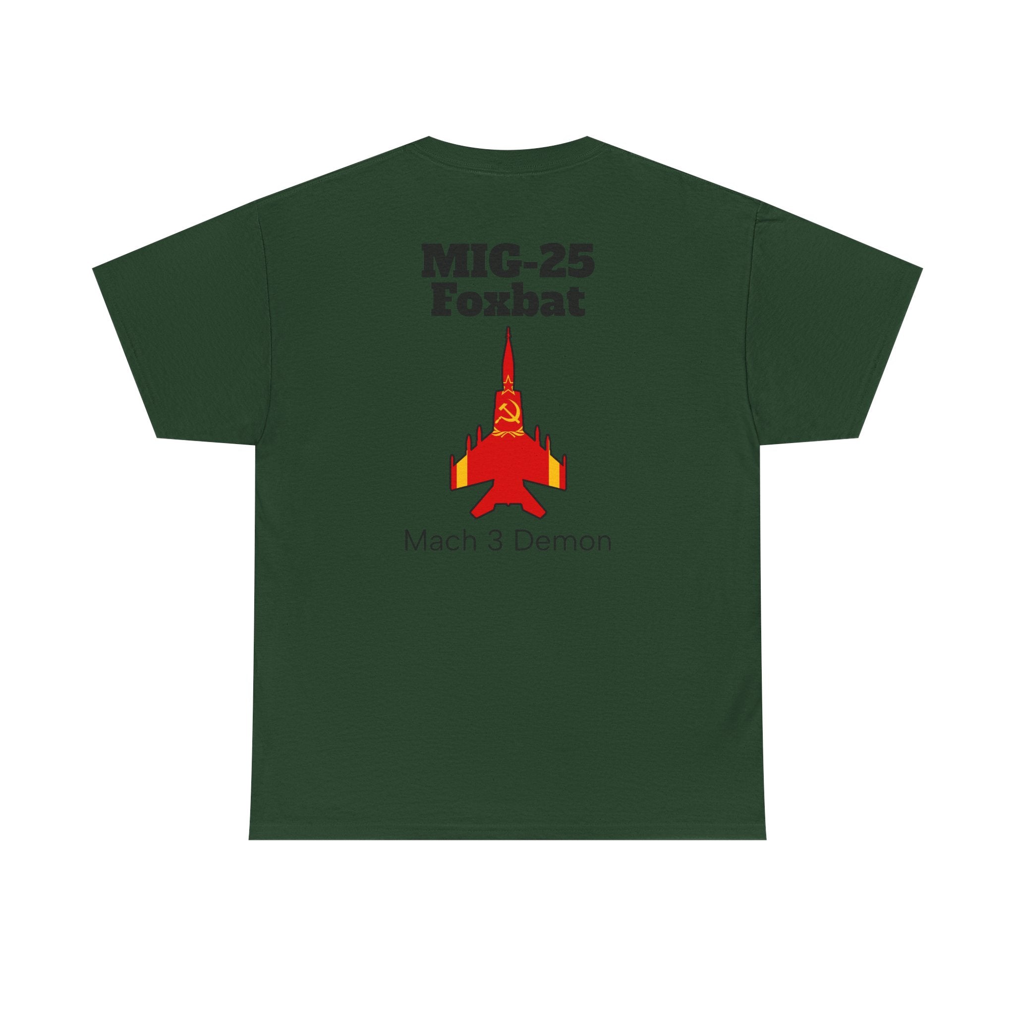 MIG-25 Foxbat T-Shirt back print