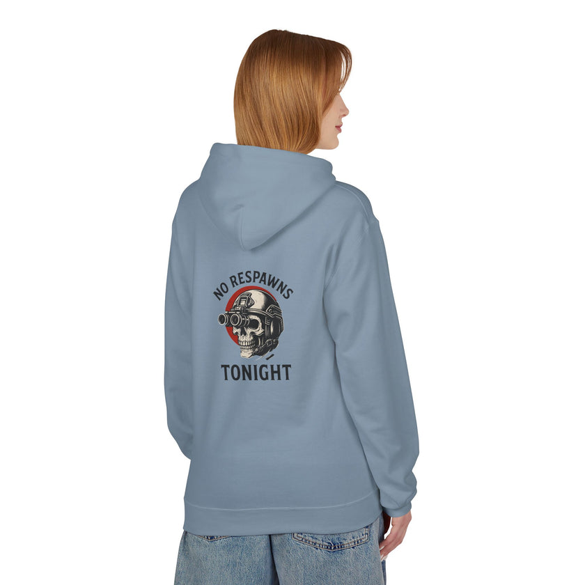 No Respawns Tonight Hoodie back print