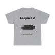 Leopard 2 German MBT T-Shirt  - FrontPrint