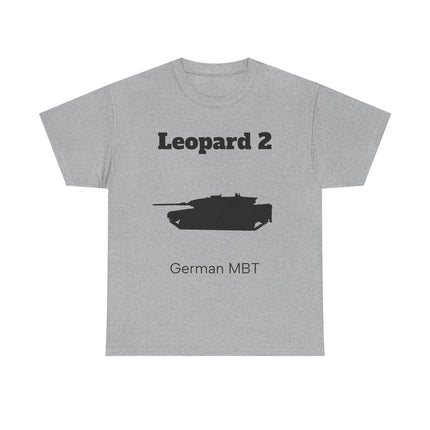 Leopard 2 German MBT T-Shirt  - FrontPrint