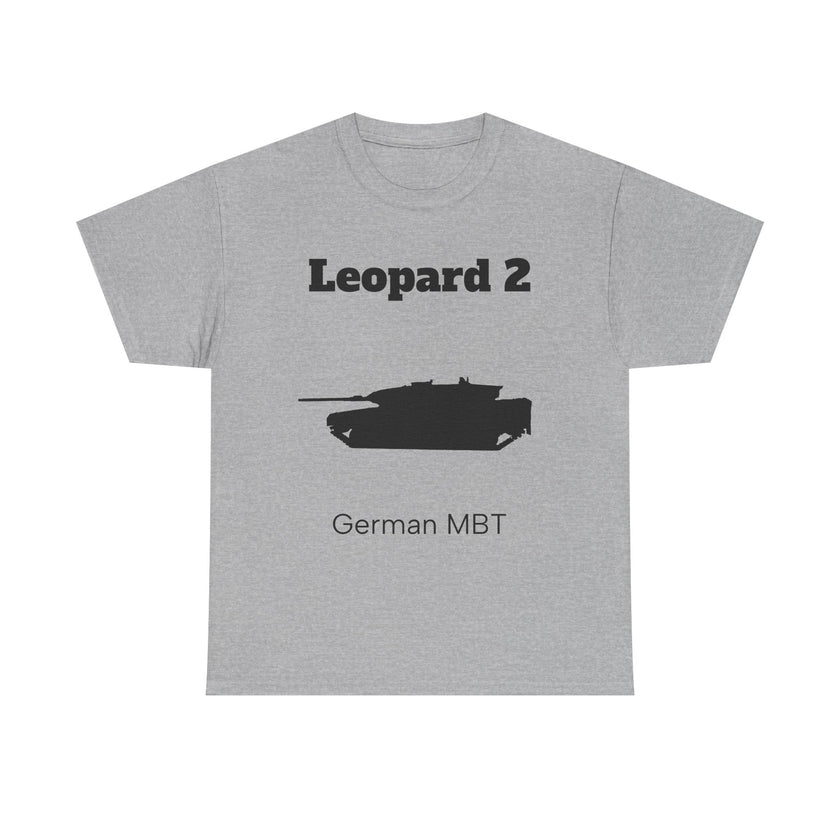 Leopard 2 German MBT T-Shirt  - FrontPrint