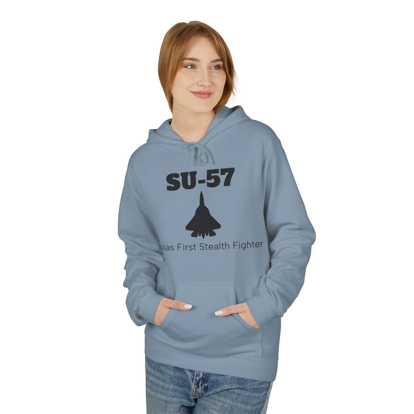 SU-57 Fighter Jet Hoodie - FrontPrint