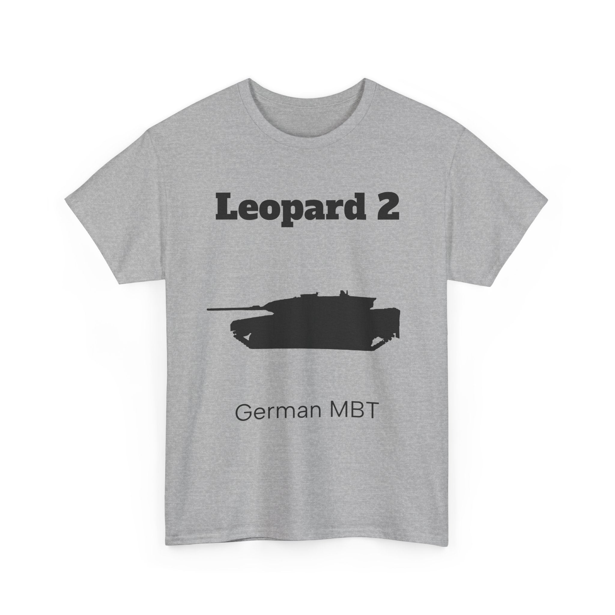 Leopard 2 German MBT T-Shirt  - FrontPrint