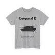 Leopard 2 German MBT T-Shirt  - FrontPrint