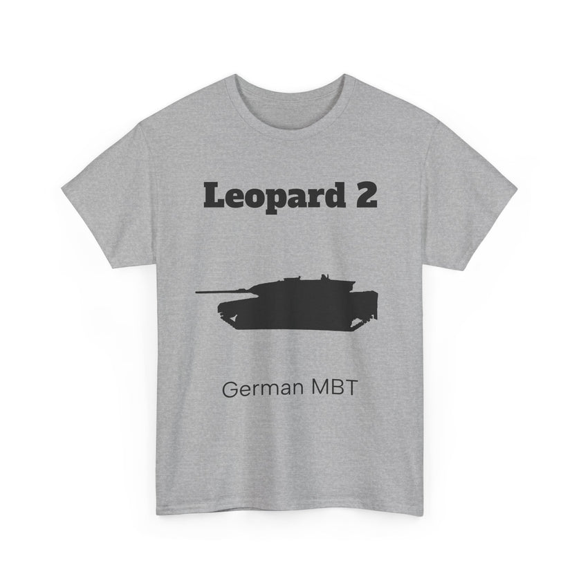 Leopard 2 German MBT T-Shirt  - FrontPrint